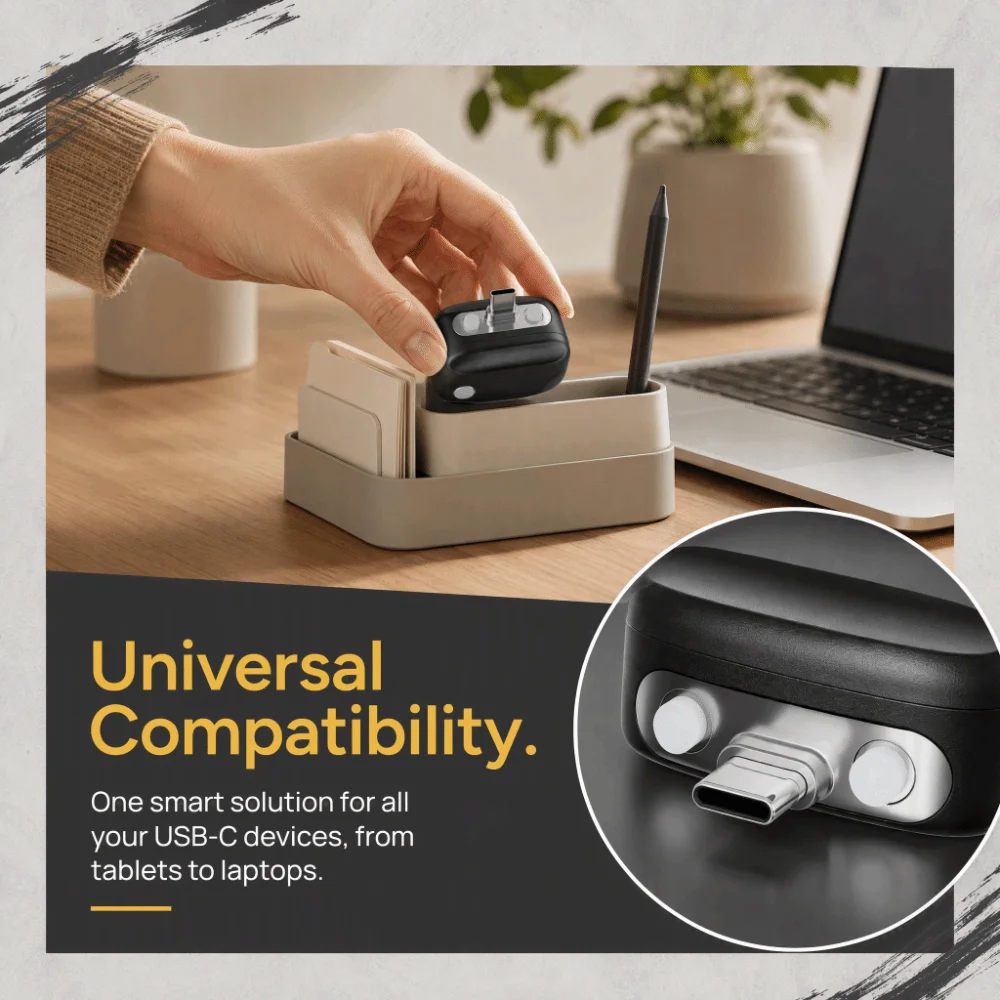 Auto Disconnect Auto Stop Charging Adapter Auto Power Off Type-C Automatic Power-off Charger Overcharge Protection