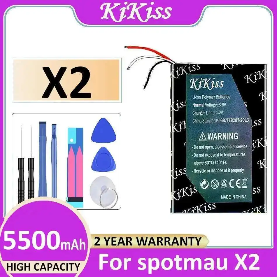 

Premium Replacement 5500Mah Data Recovery Tool Battery High-Efficiency For Spotmau X2