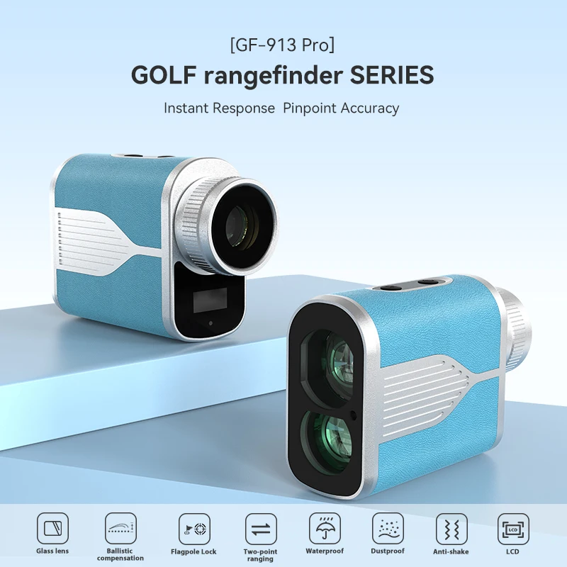 OEM Handheld Digital Distance Meterrotary Laser Level Green Light Measuring Level Electronic Mini Golf Laser Range Finder 5