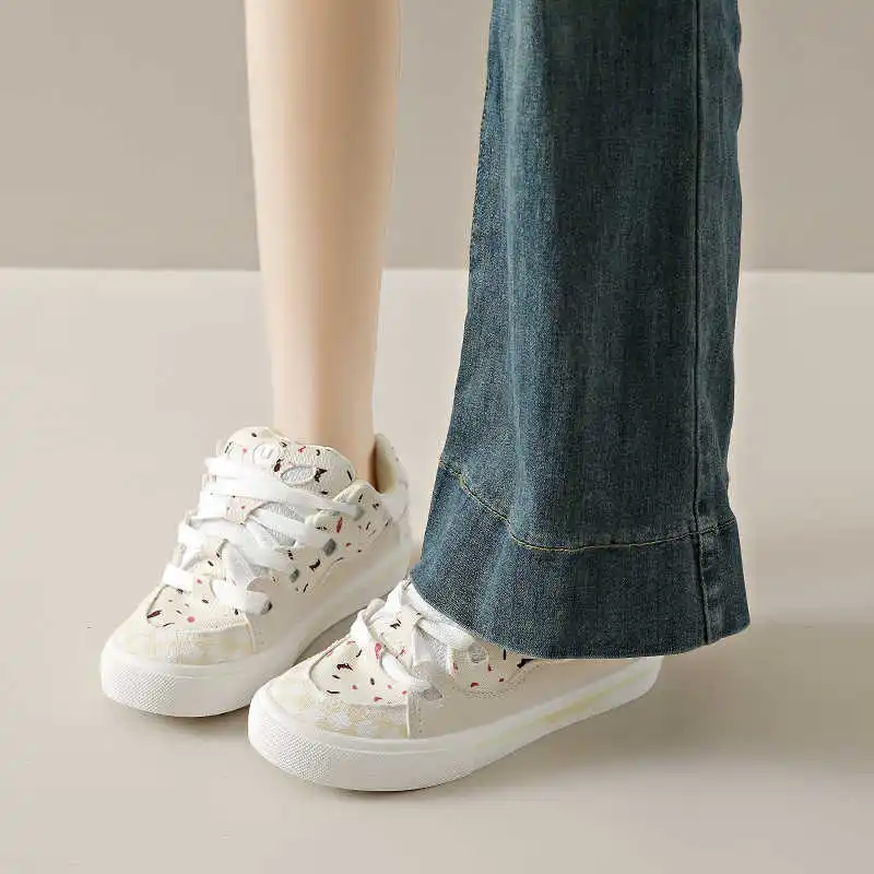 Zapatos de Skateboarding Camp Platforme, zapatillas vulcanizadas para mujer, botas deportivas, 45 zapatillas Funky, tendencia escolar Teni