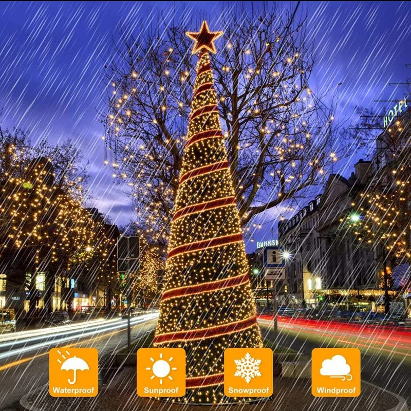 5M/12M/22M/32M Solar Light Outdoor Garden Fairy String Light Led Twinkle Waterproof Lamp for Christmas Patio Tree Party image 4