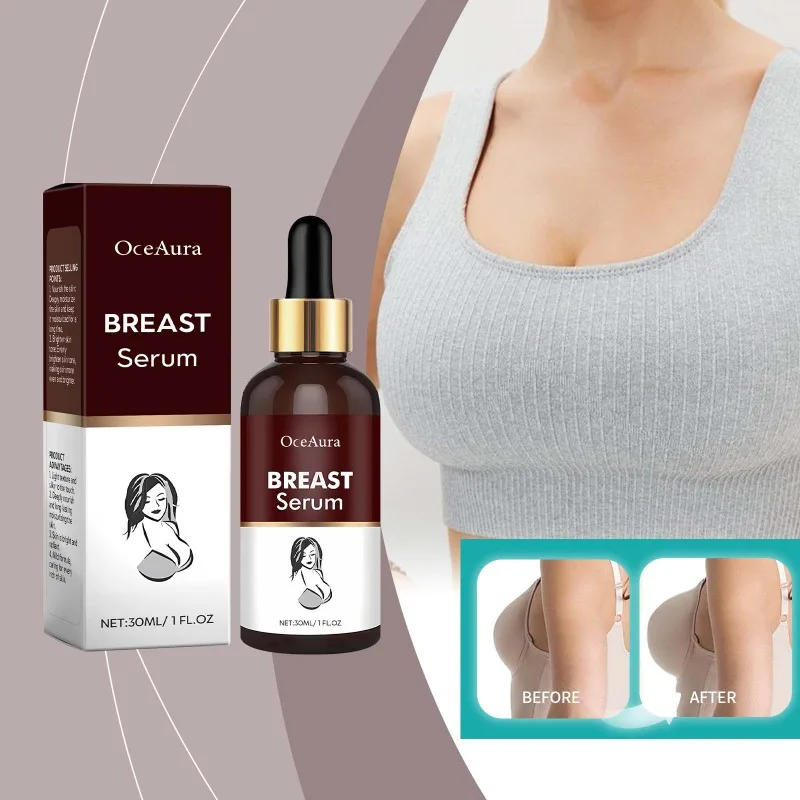 Breast Massage Serum Brightening Lifting Firming Massage Improve Breast Flat Increase Breast Elasticity Application Essence 30ml