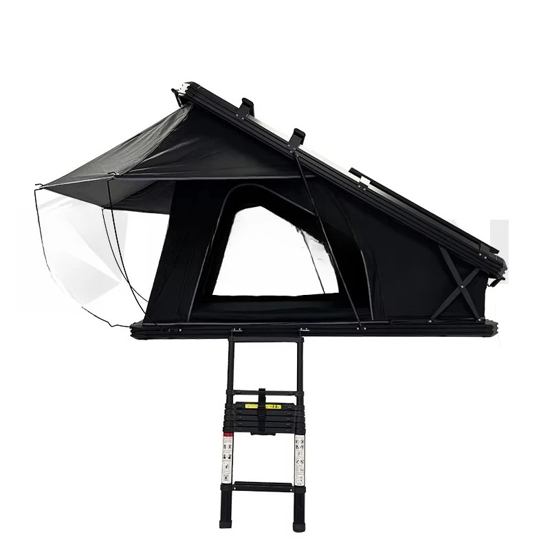 Factory Price New Arrival Large Space X Hinge Roof Top Tent Hard Shell Four Season Waterproof Rooftop Tent with Solar Panel