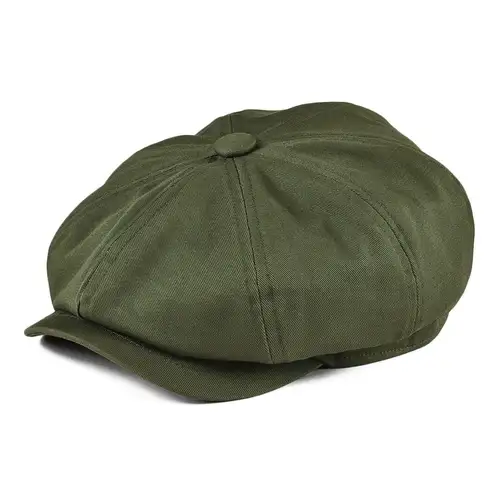 BOTVELA Newsboy Cap Men's Twill Cotton Eight Panel Hat Women's Baker Boy Caps Retro Big Large Hats Male Boina Black Beret 003 - Image 11