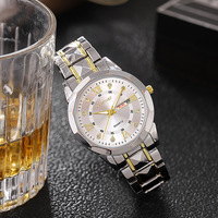 UTHAI CQ381 Fashionable Men watch night light waterproof dual calendar quartz watch light luxury clock gift，watches for man