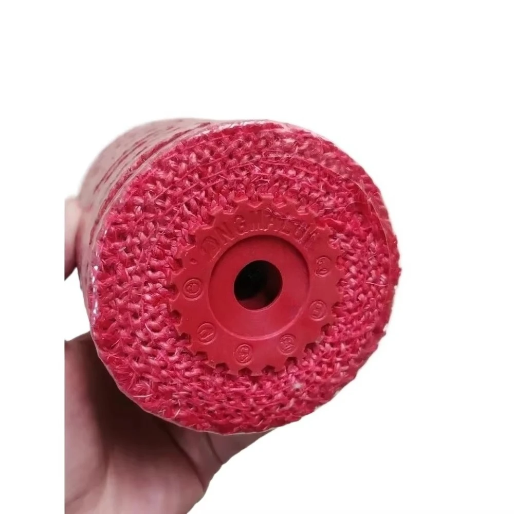 4 "16Mm Roda Pemoles Cakram Penutup Nilon Merah Pelat Putar Logam Penggiling Sudut Inti Plastik Roda Gerinda Alat Pengamplasan Sudut