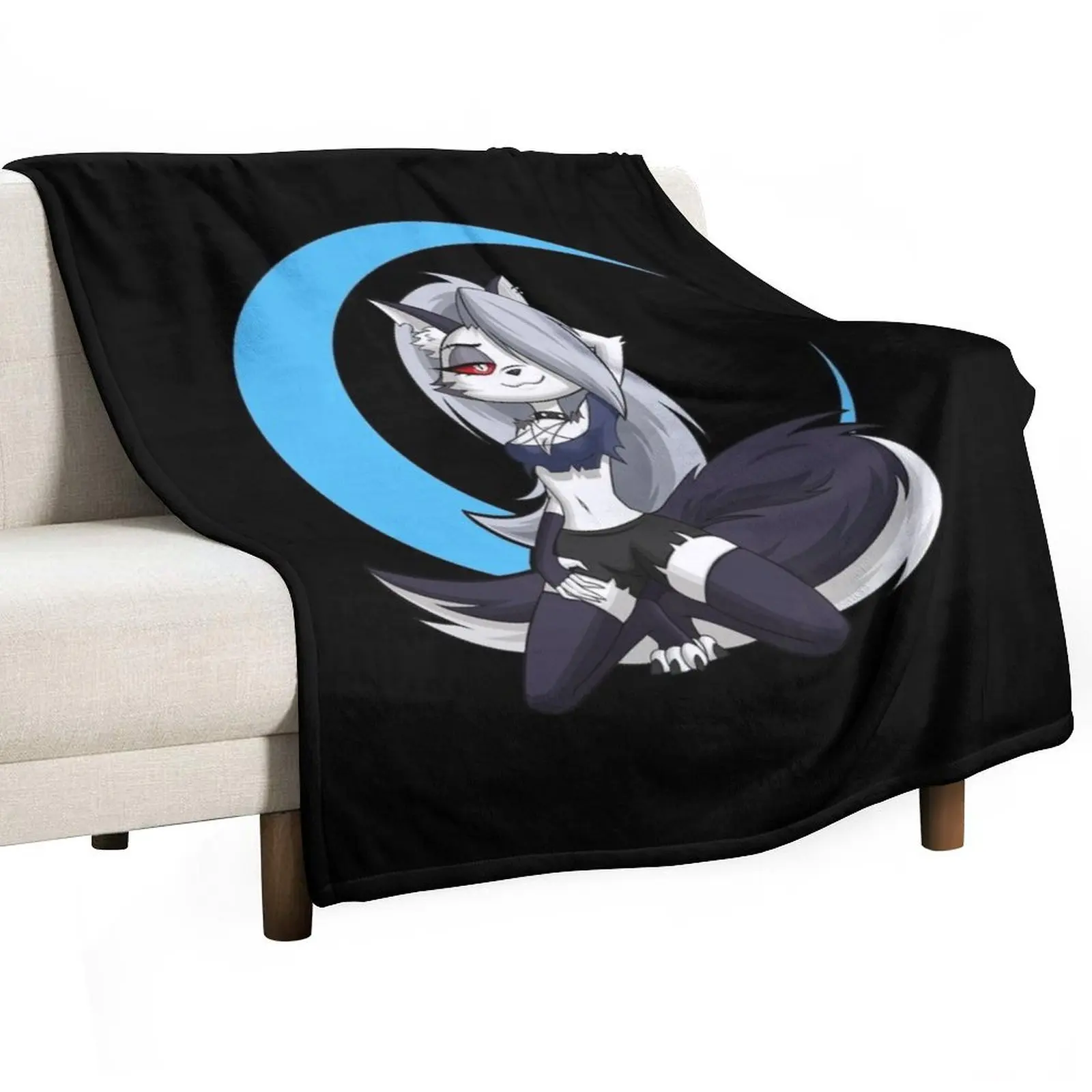 

Helluva Boss Loona Throw Blanket All Season Soft Lightweight Blanket for Home
