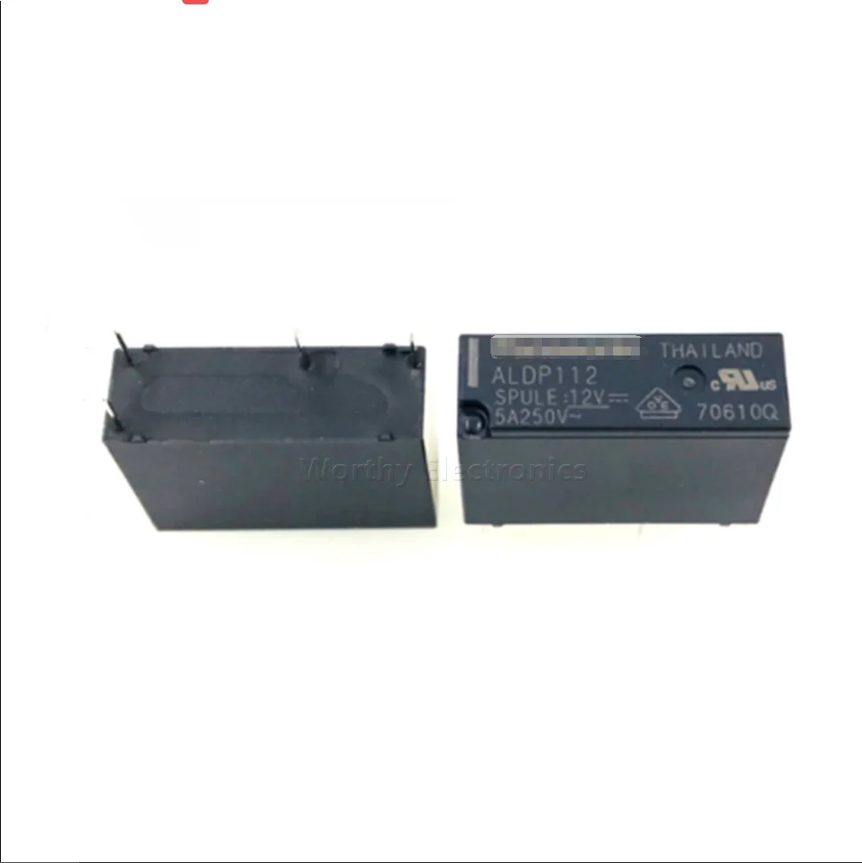 

Free shipping 10pcs/lot ALDP124 112 105 ALDP124W Relay 4PIN 5A 12V 24V 24VDC