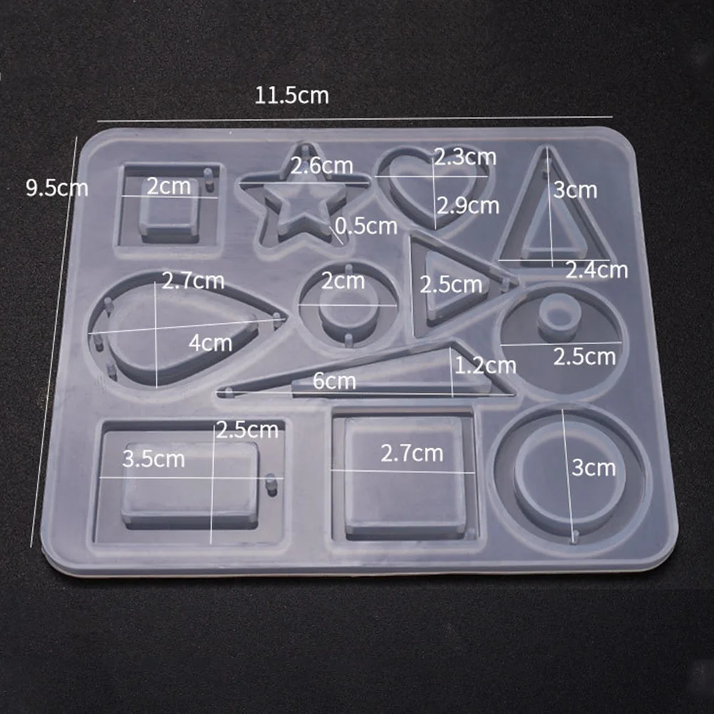 3 قطع من قوالب السيليكون القابلة لإعادة الاستخدام لصنع المجوهرات بنفسك وقلادة وأساور وخواتم ومشاريع قالب القرط