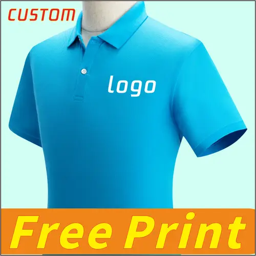 Polo Shirt, Short Sleeved Shirt, Custom Logo, Summer T-Shirt, Printed Logo, Embroidered Logo, Men's and Women's Clothing, Person - Image 11