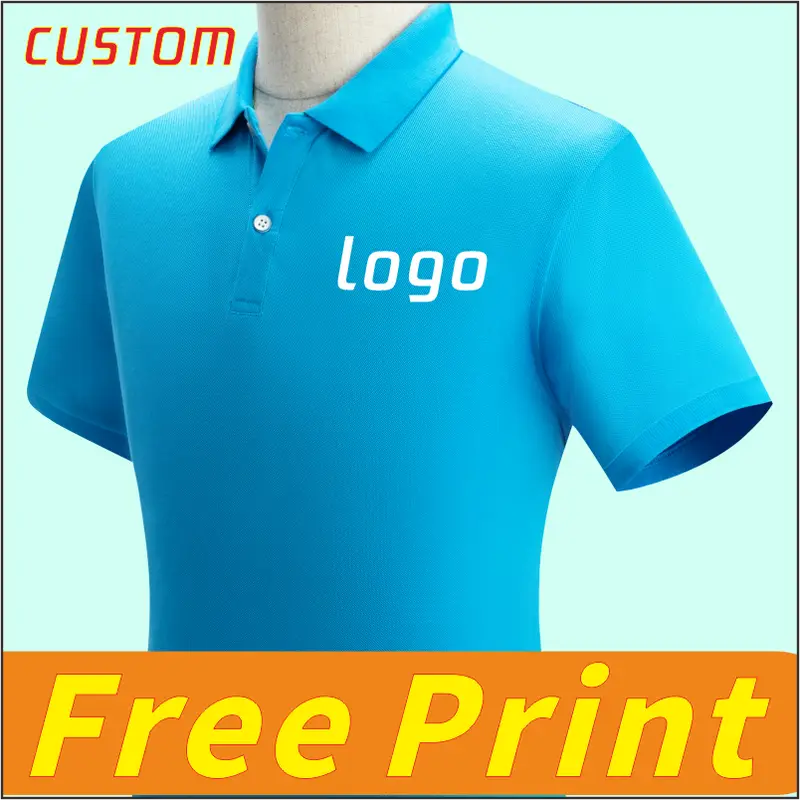 Polo Shirt, Short Sleeved Shirt, Custom Logo, Summer T-Shirt, Printed Logo, Embroidered Logo, Men's and Women's Clothing, Person - Image 11