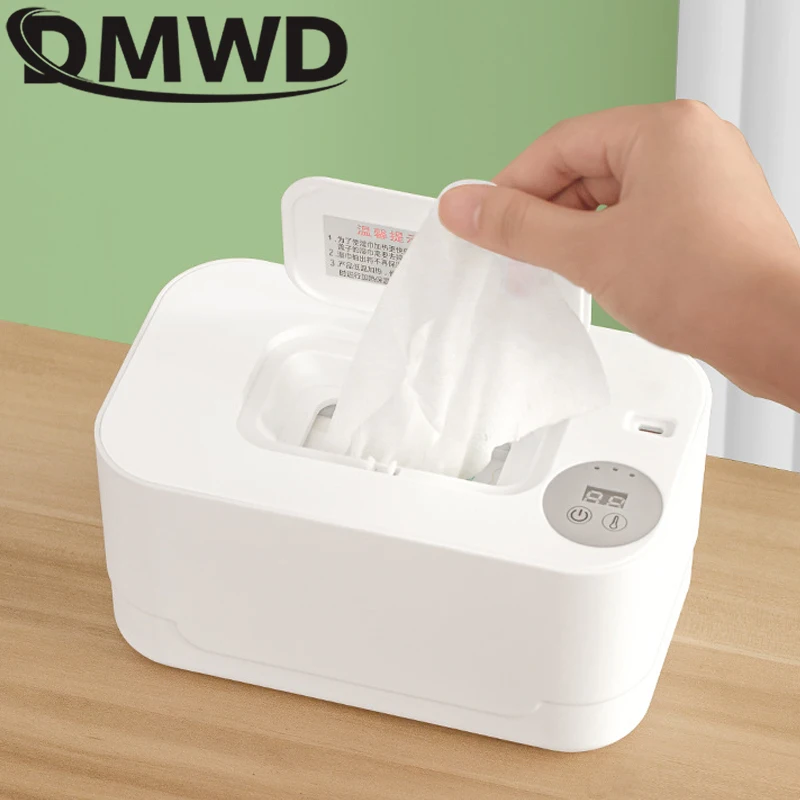 DMWD USB Baby Wipes Heater Napkin Portable Wet Tissue Heating Box Facial Mask Insulation Machine Adjustable Constant Temperature