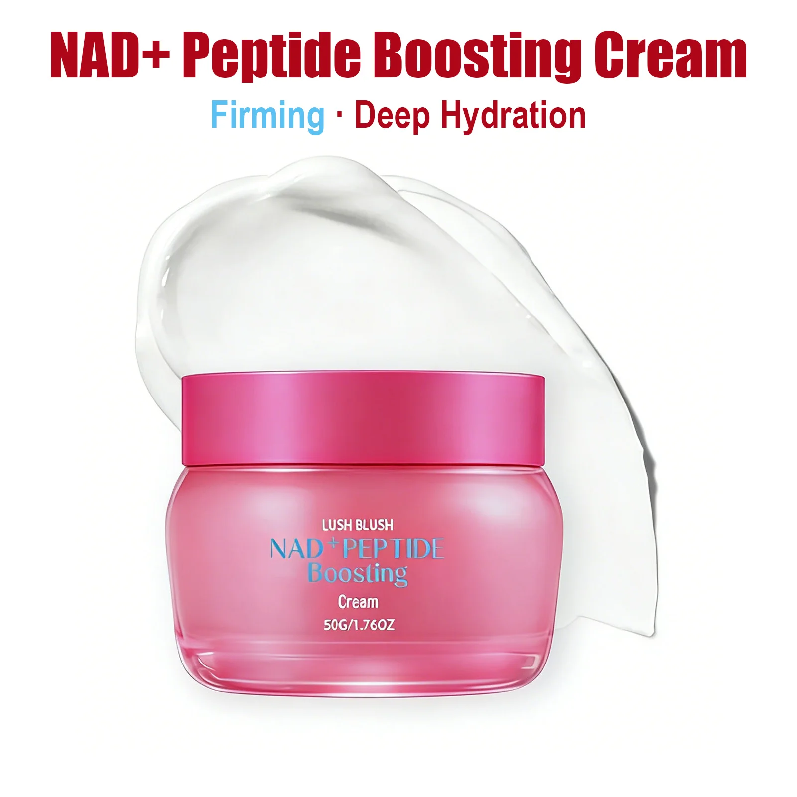 NAD+ Peptid-Booster-Creme Anti-Falten Straffende Lifting Feuchtigkeitsspendende & Reparierende Gesichtscreme für Erschlaffte Haut Tägliche Hautpflege