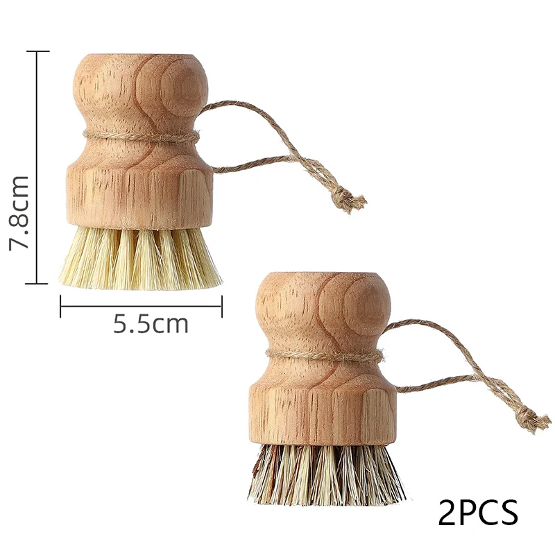 Dish scrubber brush for kitchen cleaning Natural dish cleaning brush Wooden dish brush cleaning tool