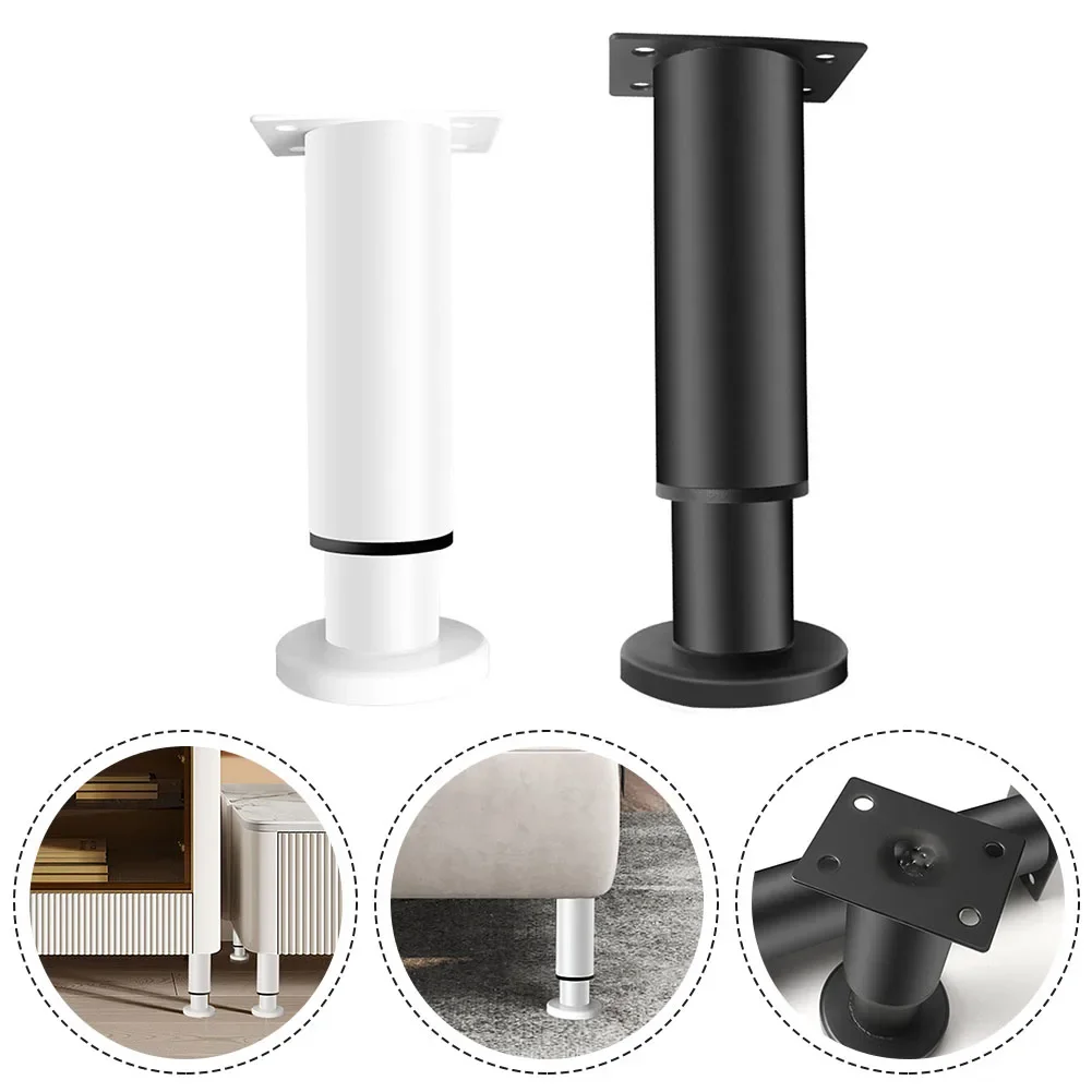 

Accessories Bracket Reinforced Plastic Round Environmentally Furniture Leg Steel Support Foot Adjustable High Quality