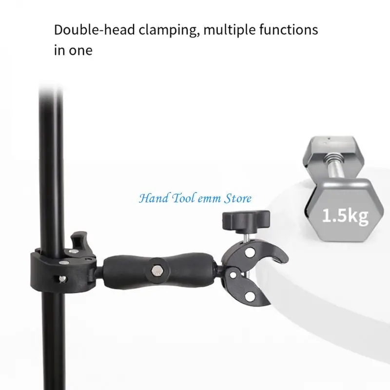

H37F Quick Install Adjustable Double Arm Camera Mount for Bikes Providing Shock Absorption Universal Fit and Easy Attachment