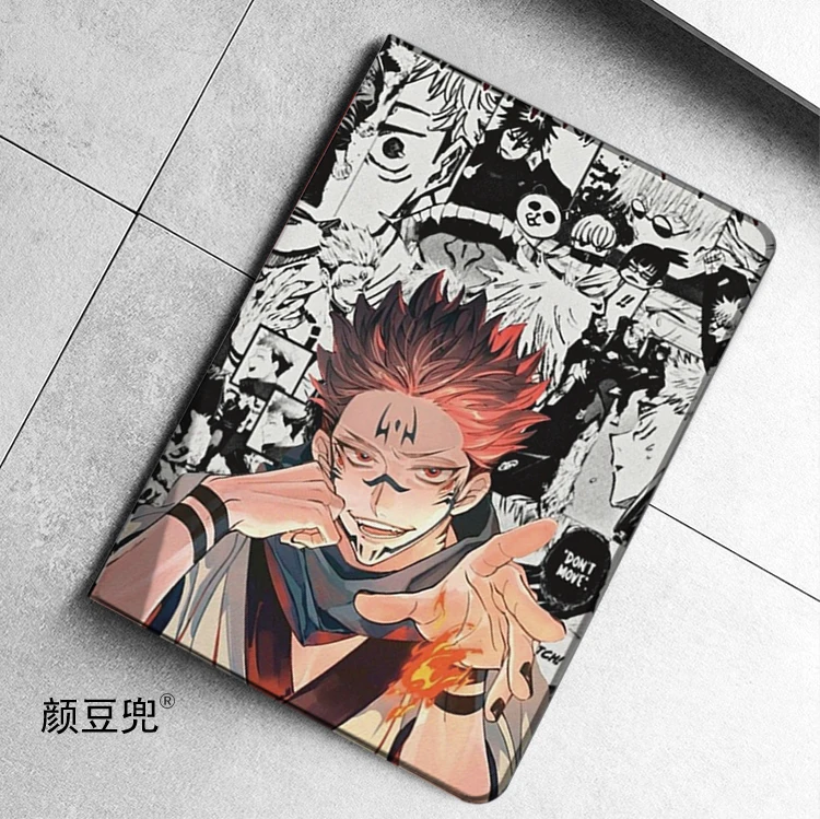 حافظة Jujutsu Kaisen Anime Itadori Yuji لجهاز iPad 10.2 8th 10th Air4 5 Mini 5 6 حافظة فاخرة من السيليكون لجهاز iPad Pro11 12.9 بوصة 2023