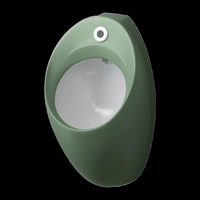 Green ceramic automatic integrated induction wall-mounted hotel wall-mounted urinal