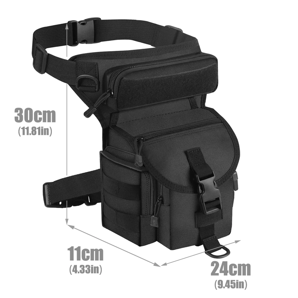 Bolsa de Perna com Múltiplos Propósitos, Fanny Coxa Pack, Exterior, Caça, Esportes, Bicicleta, Ciclismo, Pesca, Ferramenta
