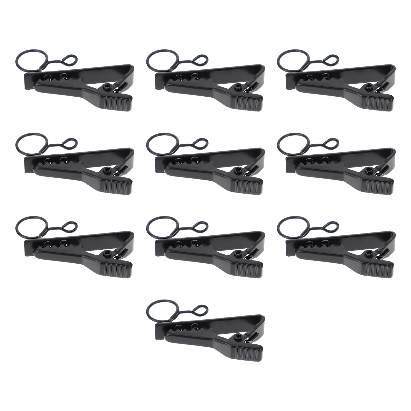 

10pcs Lavalier Clips 8.5mm Durable Holder Tie Lapel Microphone Clips Mic Accessories Mic Holder Clip Portable Camera