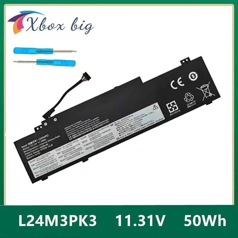Batería de Repuesto L24X3PK2 L24B3PK3 L24N3PK2 L24M3PK3 para Laptop Lenovo IdeaPad Slim 3 14