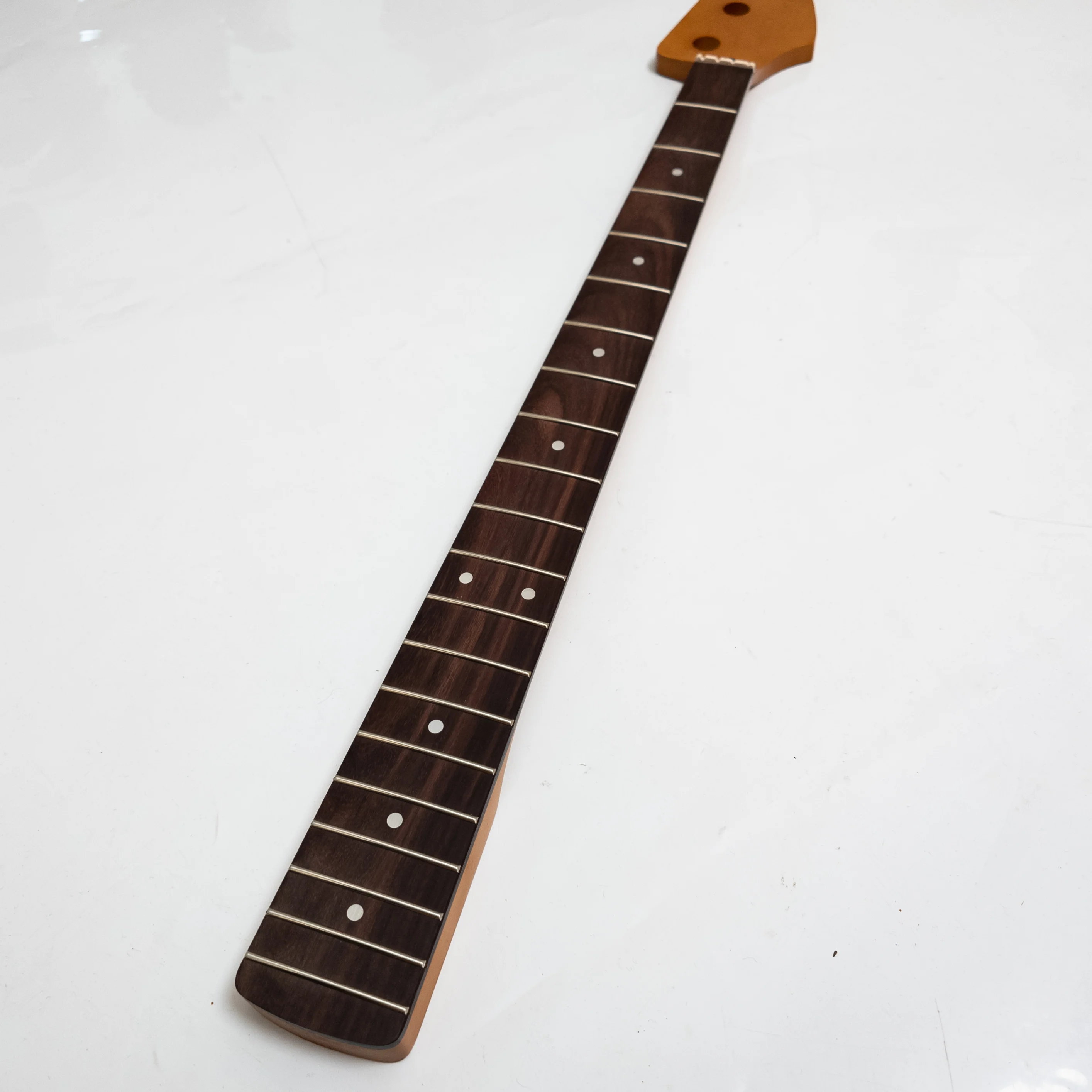 4 String Bass Guitar Neck Roasted Maple Neck Rosewood Fingerboard 20 Frets Stainless Steel Frets Bone Nut