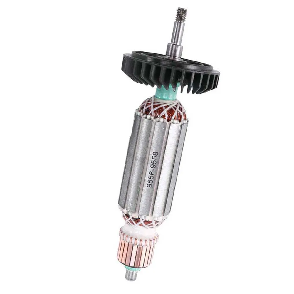 1pc Anchor Rotor Parts Number 515613-9 For 9557HN 9557NB 9558HN 9558NB 9556N Angle Grinder 220V-240V Anchor Rotor Power Tool Acc