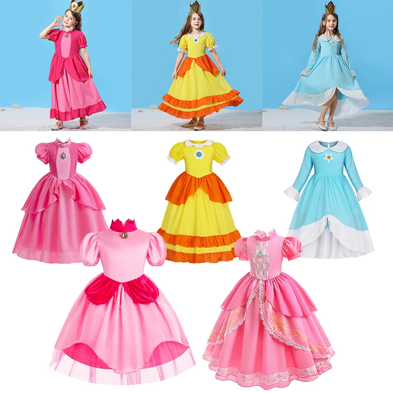 Peach Princess Dres…