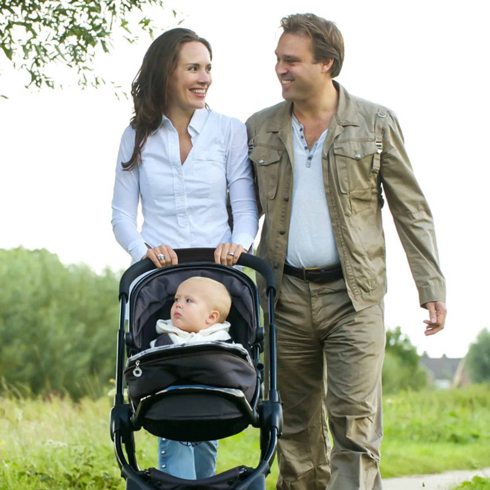 

2 шт., чехлы на ручки детской коляски, противоскользящая защита подлокотника, мягкая удобная тележка, поручни, многоразовая, можно стирать в машине