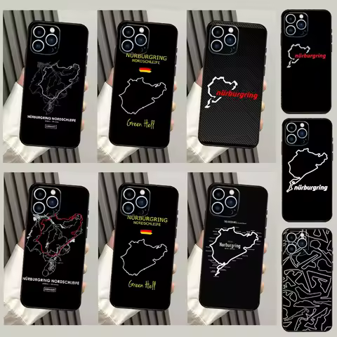 Nurburgring Circuit Case For Samsung Galaxy S25 Ultra S22 S21 S20 S23 S24 Ultra S9 S10 Plus S25 FE Cover Coque