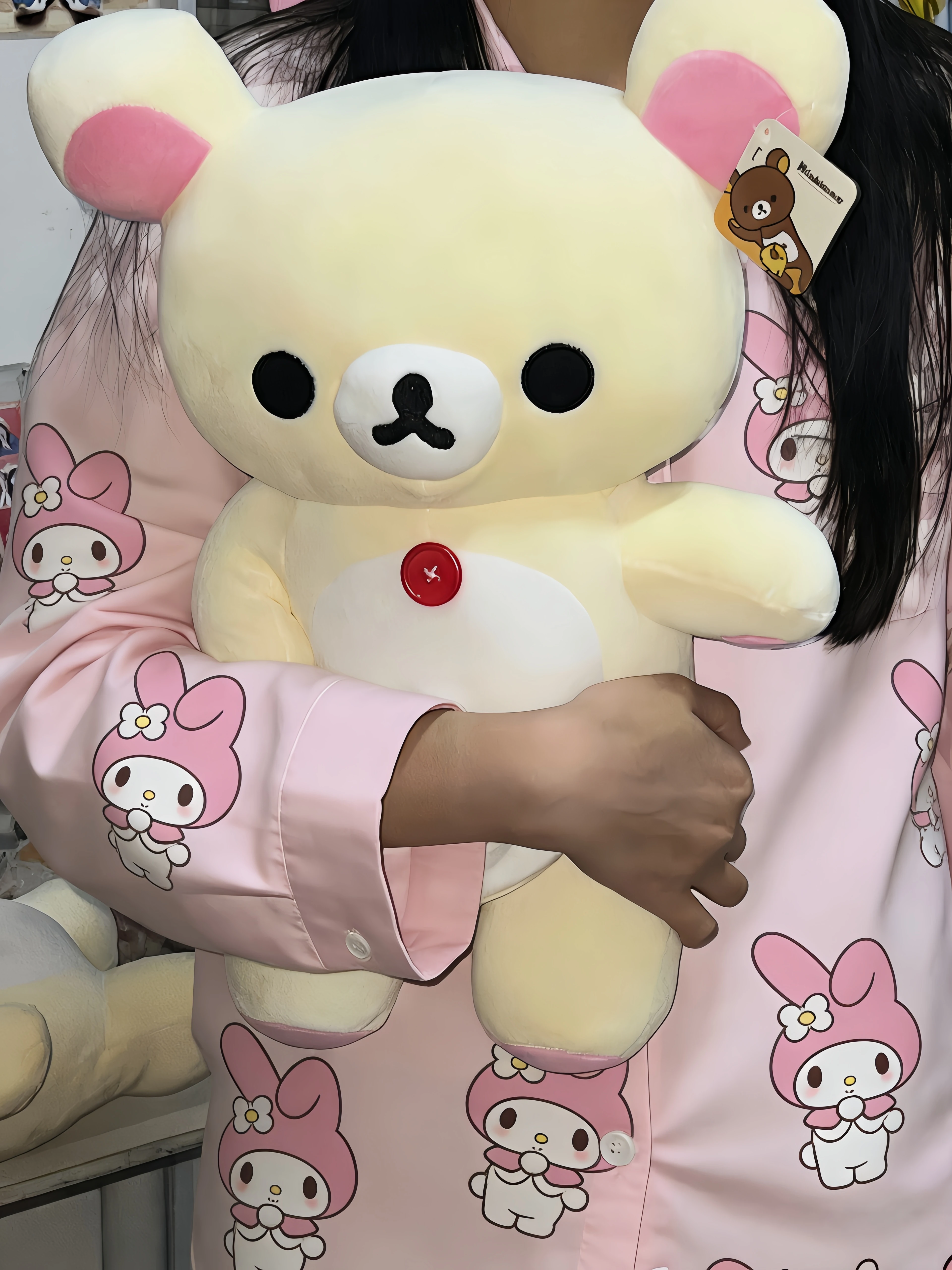 

White Rilakkuma Plush Teddy Bear Stuffed Doll Kawaii Bear Plushies Toy Hobbies Anime peluches Pillow Sleeping Back Cushion Decor