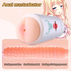 Juguete Sexy realista para hombres adultos, masturbadores masculinos, copa de Vagina Artificial 3D, coño de bolsillo, Vagina Real, Juguetes sexuales de silicona