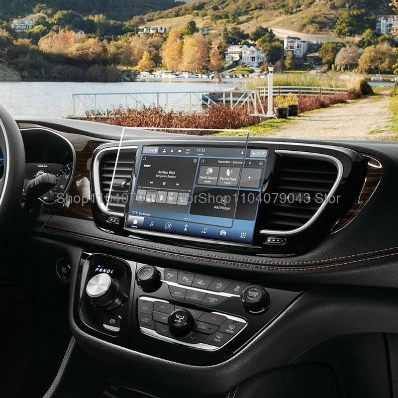 Tempered glass  protector  film For Chrysler Pacifica 2021-2023 10.1inch car gps Navigation LCD screen anti-scratch accessories