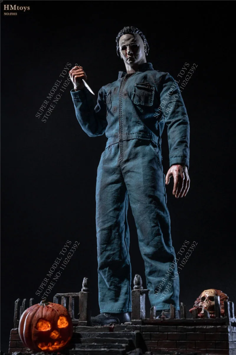 HMTOYS F003 1/6 Scale Male Soldier Michael Myers American Horror Movies Murderer Full Set 12-inch Action Figure Toys Gifts