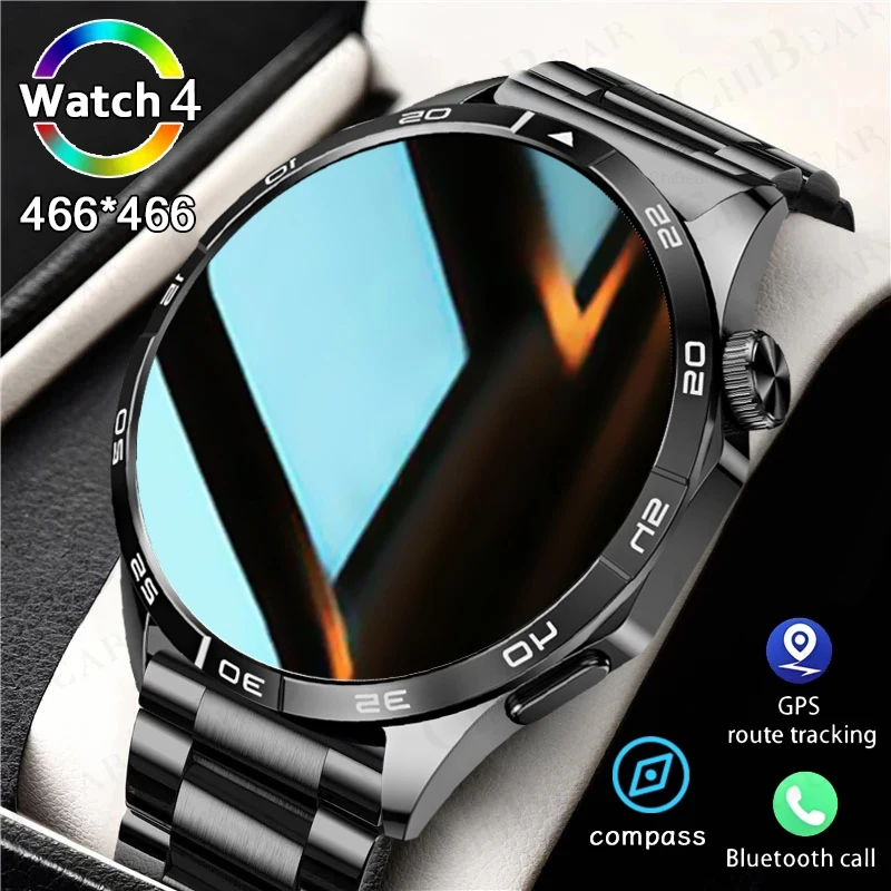 

2024 Smart Watch Мужчины Bluetooth Звонок AMOLED 466*466 HD Экран Бизнес Часы IP68 Водонепроницаемый Smartwatch Для Часов 4 Android IOS
