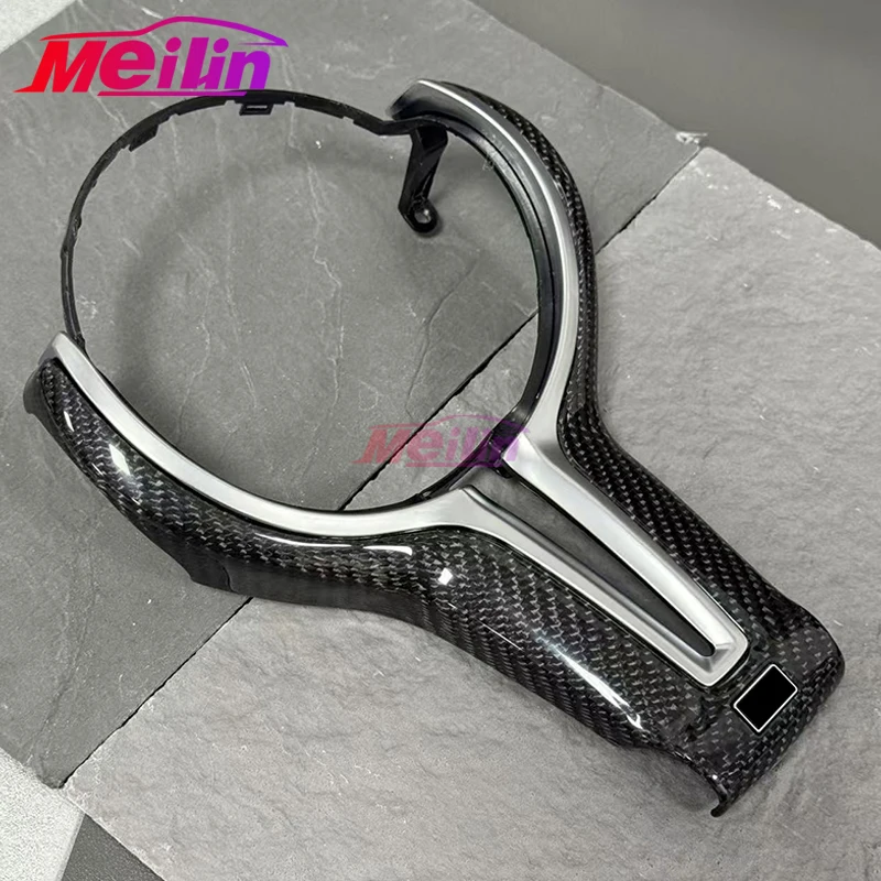 Carbon fiber steering wheel cover decoration M sports performance , suitable for BMW F01 F06 F10 F11 F20 F22 F30 F31 F32 F36 M2