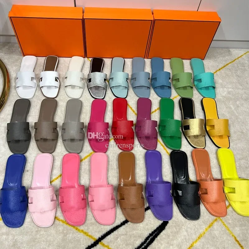 

Designers Floral Slippers Rubber Slides Sandals womens girls shoes Platform Slipper Flats black pink red blue gold Summer Home B