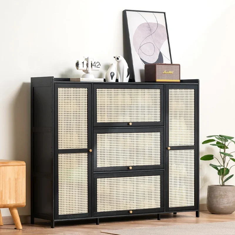 Shoe cabinets, simple modern storage outside the door of the home, and storage cabinets. Economical small-entry large-capacity