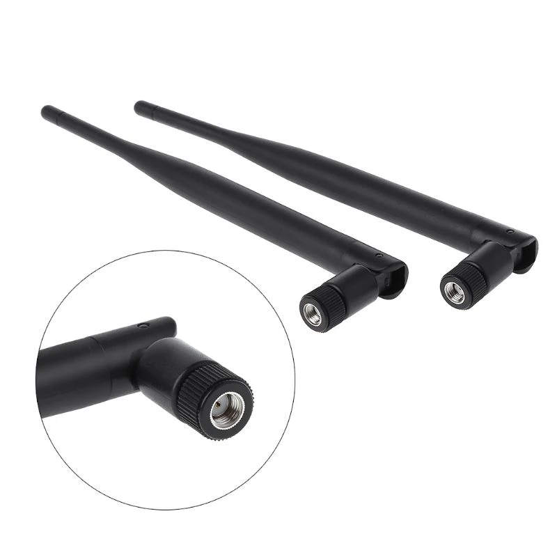 F3MA, 2 упаковки Wi-Fi-антенны 6 дБи U.FL IPEX MHF4 — RP-SMA с удлинительным кабелем 11,8 дюйма 2 шт.