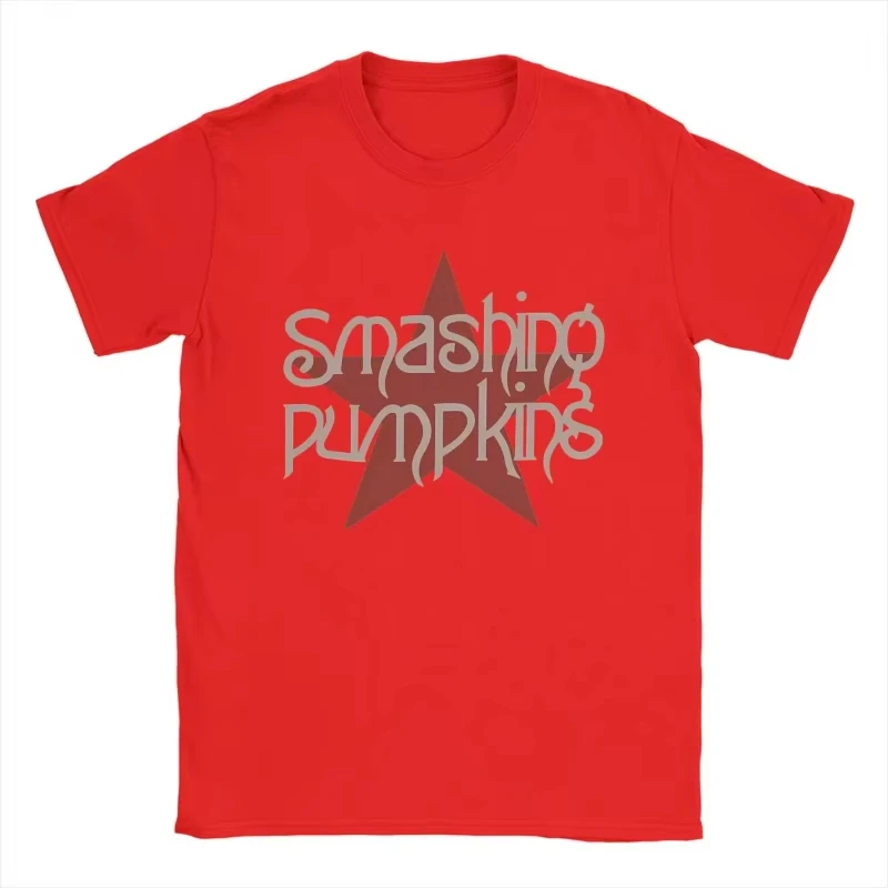 2026 New Smashing Pumpkins T Shirt Men Cotton Vintage T-Shirt Crew Neck Tee Shirt Short Sleeve Tops Men's And