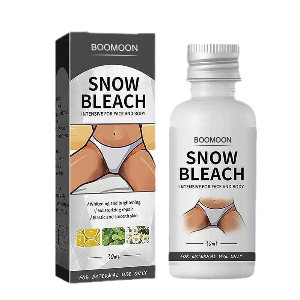 Snow Bleach Cream Private Parts Face And Body Fast Bleaching Underarm Strong Whitening Cream Bleach Whitening 30ml