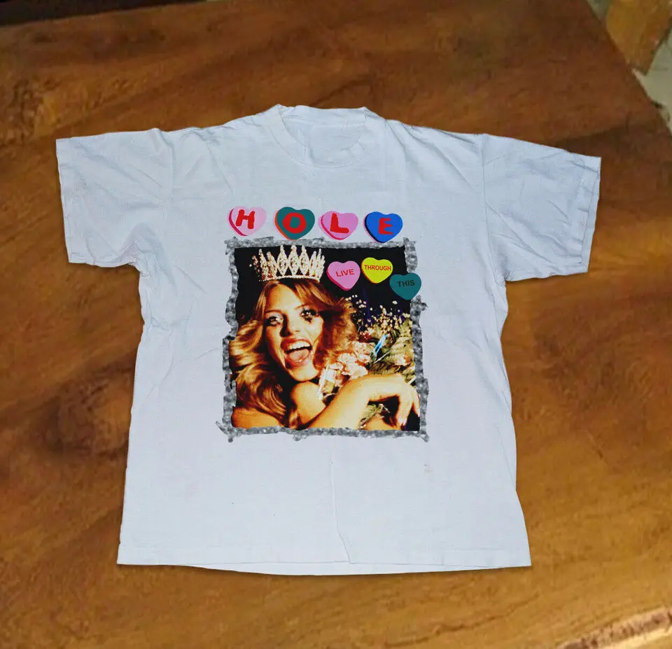 HOT Courtney Love T Shirt 1994 Hole 1990s Black Men S 2345XL TR9374