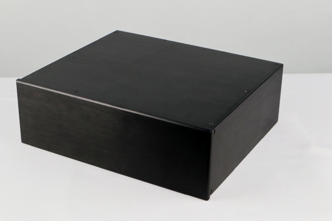 3612 Telaio preamplificatore completamente in alluminio Amplificatore di potenza per alimentatore Scatola per apparecchiature di controllo industriale 362 * 120 * 310 mm