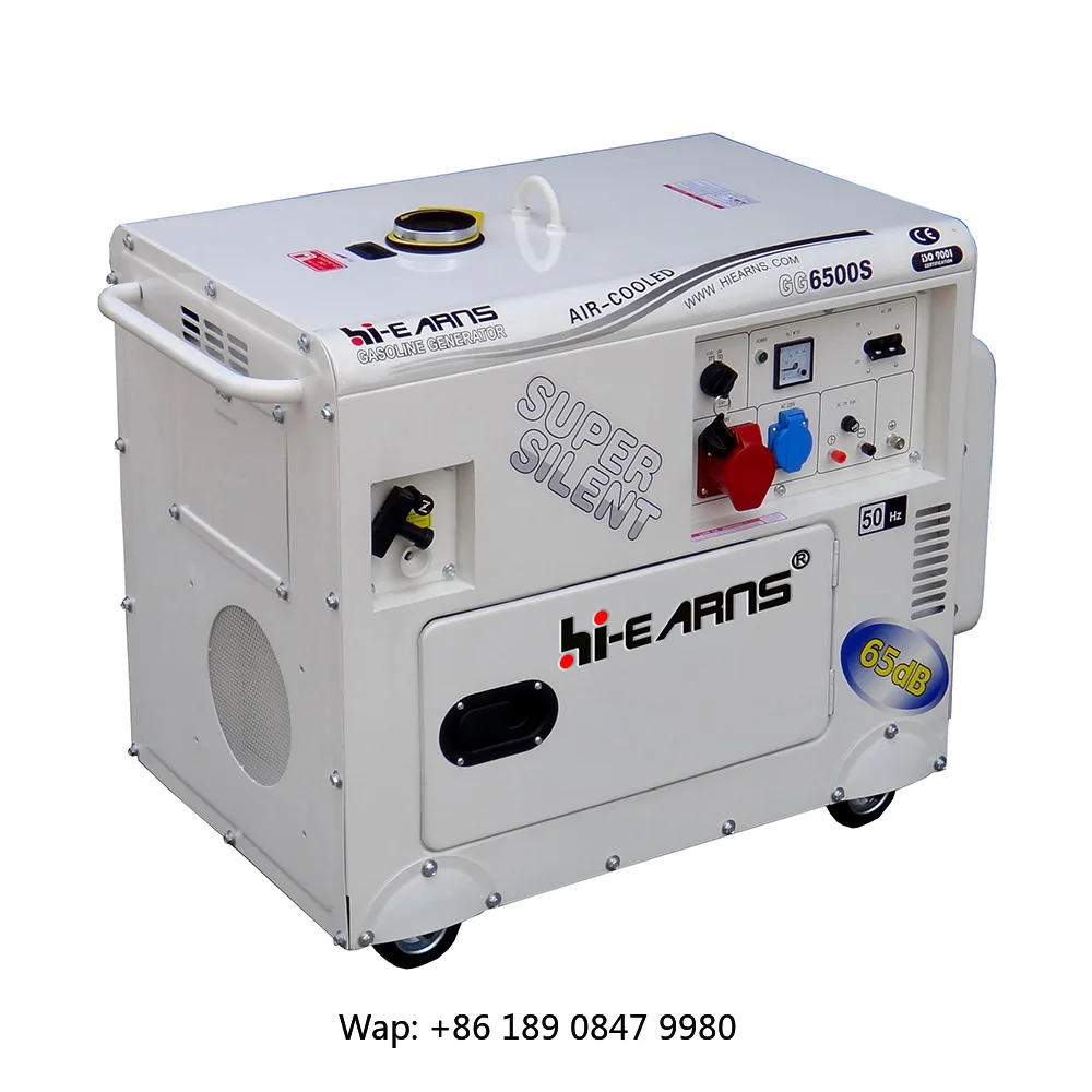 【Hot】5.5KVA Electric Super Silent Three Phase Gas-oline Generator