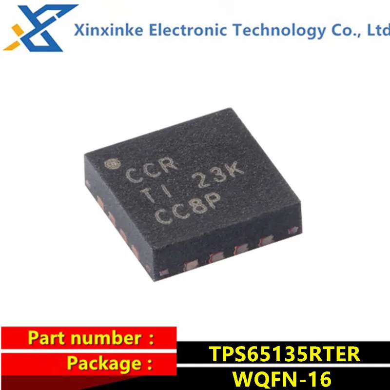 5PCS TPS65135RTER WQFN-16 Mark:CCR Switching Voltage Regulators Sgl-Inductor,Mult- Output Reg Power Management ICs Brand New