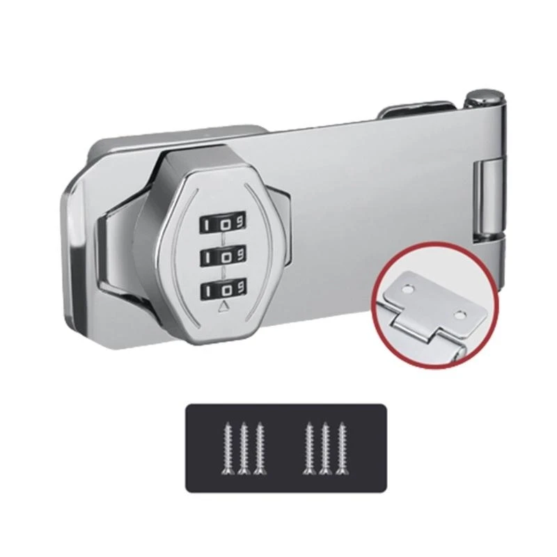 

Y5GD AntiTheft Password Drawer Lock 3-Digit Combination Lock Easy to Install