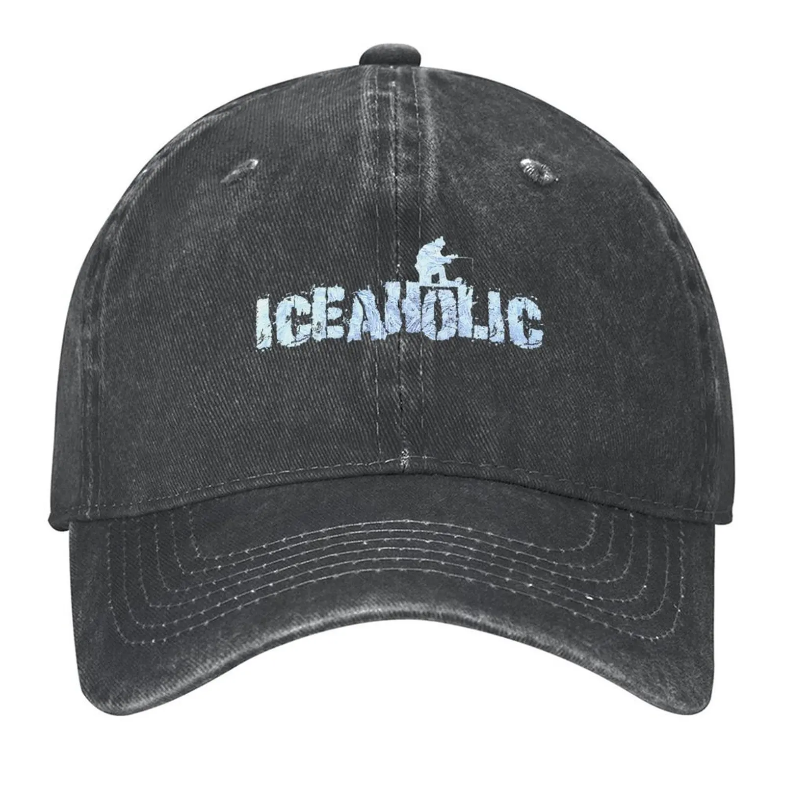 

Iceaholic Ice Fishing Baseball Cap Bobble Hat Funny hats Icon Ball Cap For Women 2025 Men's