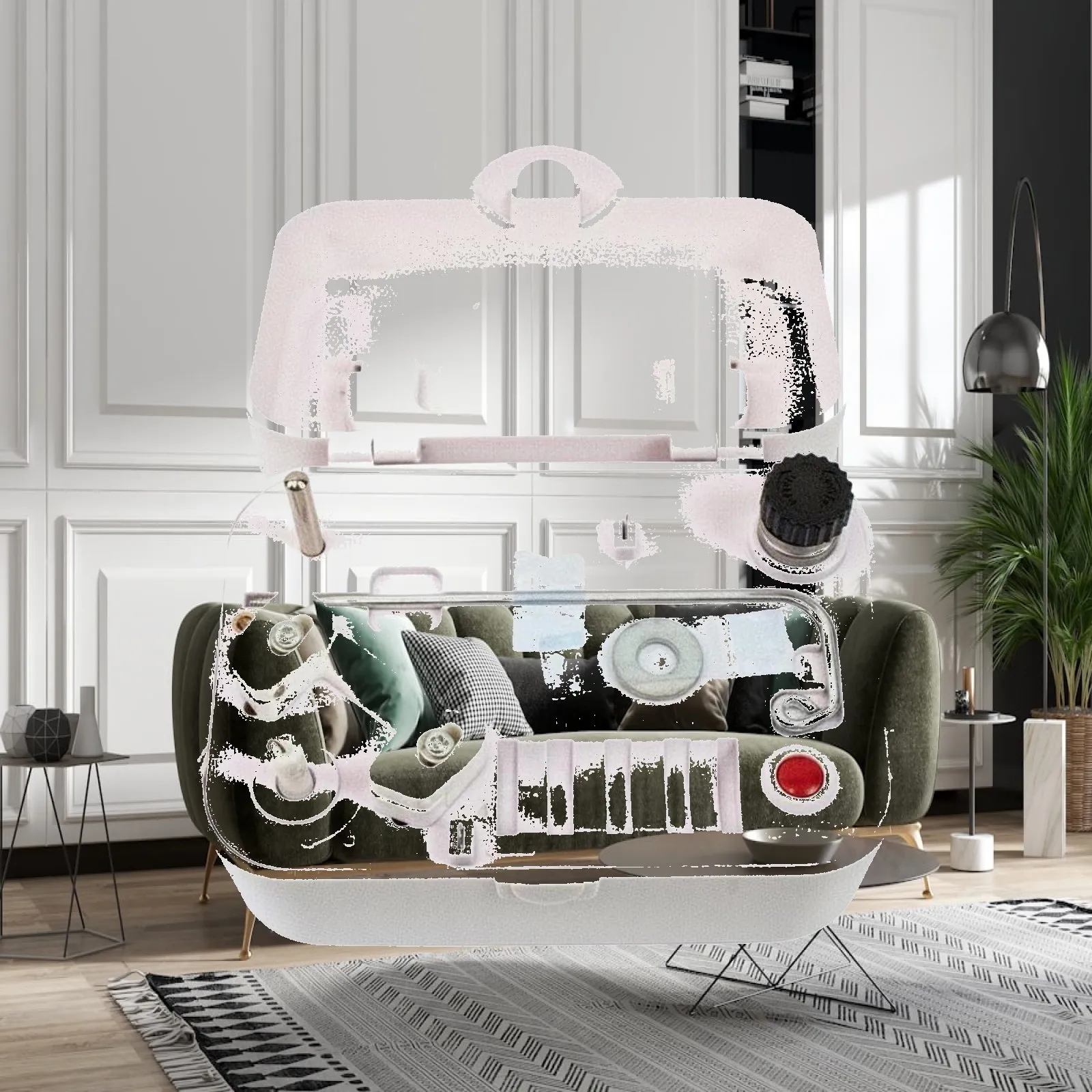 Sewing Bobbin Winder with Suction Cups Electric Thread Winder Machine for Home Travel Compact Lightweight Design