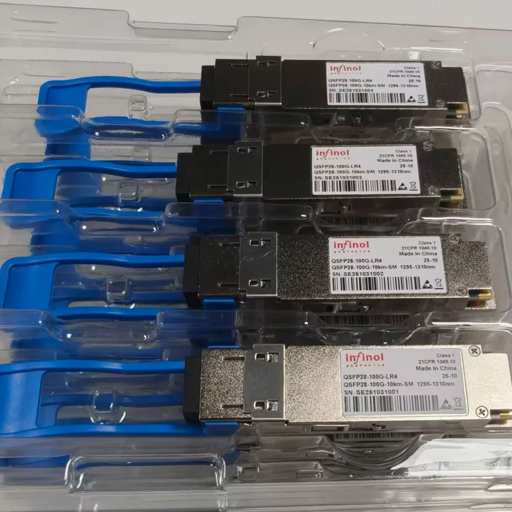 Factory Price 100G QSFP28 10km Optical Module LR4 1295-1309nm LC Interface 10km SMF Optical Fiber Transceivers for HUAWEI