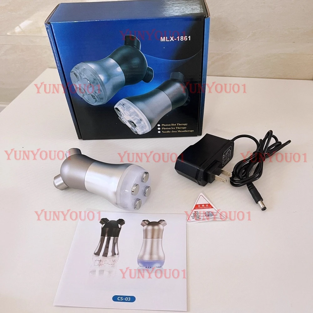 Facial Firming BeautyInstrument Photon Skin Beauty Instrument Micro-current Introducer Needle-free Beauty Instrument Color Light